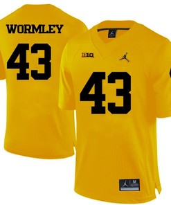Michigan Wolverines Yellow Chris Wormley Football Jersey