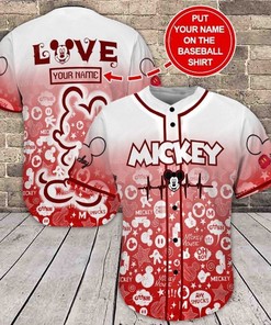 Mickey Baseball Jersey Personalized Limited 18