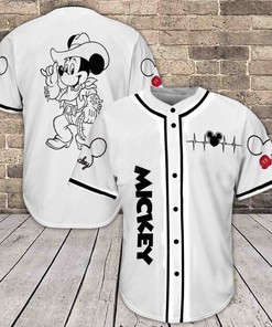 Mickey Personalized 3d Baseball Jersey Limited 19