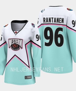 Mikko Rantanen 96 Colorado Avalanche 2023 All-Star Game Jersey White Equipment
