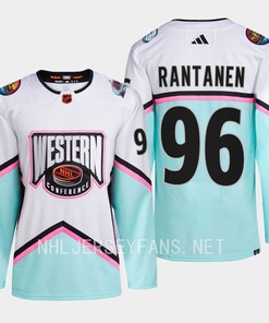 Mikko Rantanen 96 Colorado Avalanche 2023 All-Star Game Jersey White Equipment