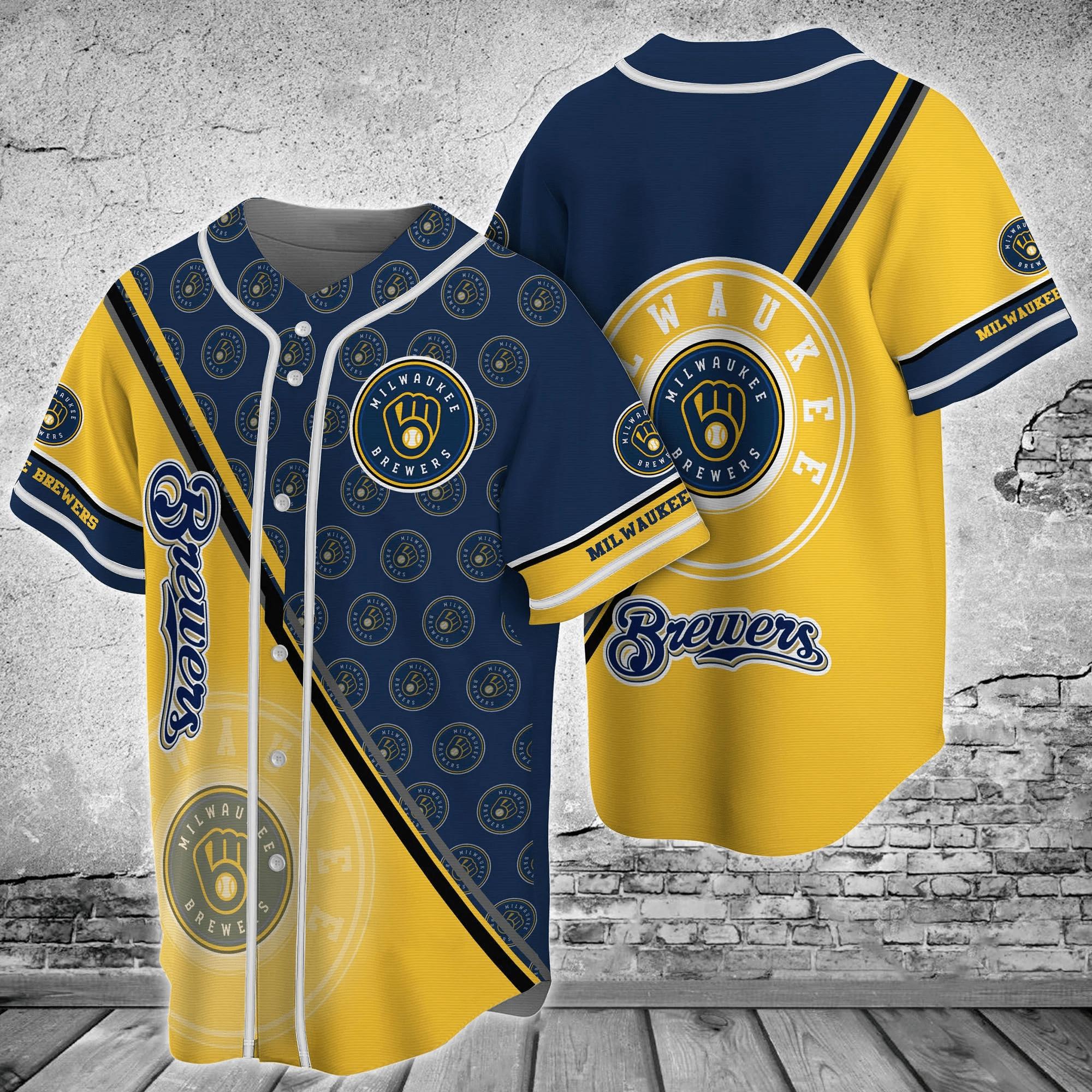 Milwaukee Brewers MLB Baseball Jersey Shirt For Fans