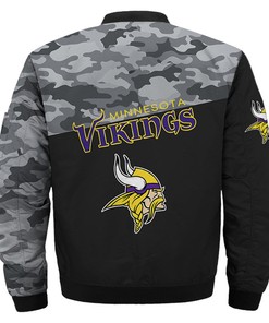 Minnesota Vikings Camo Jacket