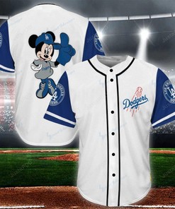 Minnie Los Angeles Baseball Jersey, NFL Baseball Shirt, Best Gift For Sports Fan
