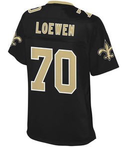 Mitchell Loewen New Orleans Saints Nfl Pro Line Womens Team Color Player Jersey - Black