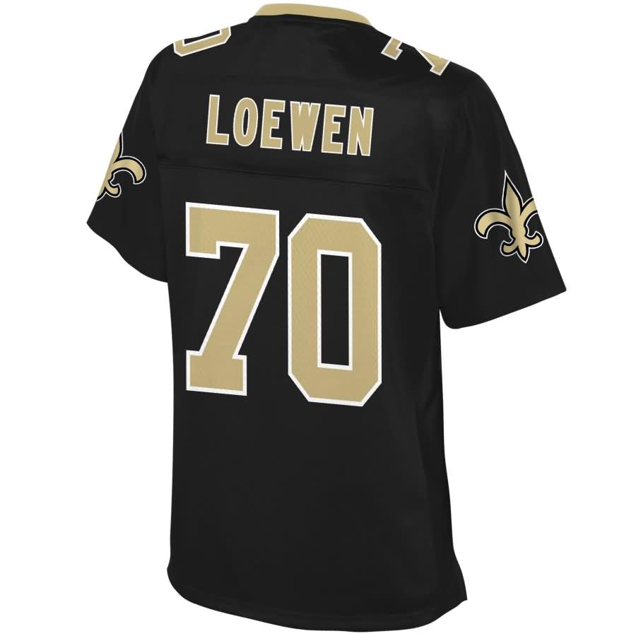Mitchell Loewen New Orleans Saints Nfl Pro Line Womens Team Color Player Jersey - Black