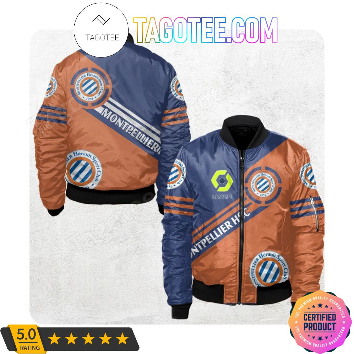 Montpellier Herault SC Ligue 1 Bomber Jacket