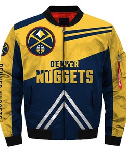 NBA Bomber Jacket Men Denver Nuggets Jacket