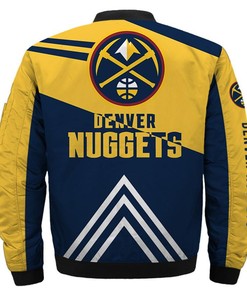 NBA Bomber Jacket Men Denver Nuggets Jacket