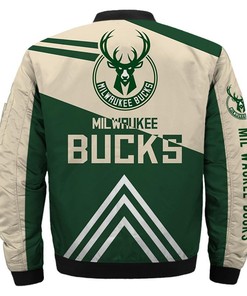 NBA Bomber Jacket Men Milwaukee Bucks Jacket