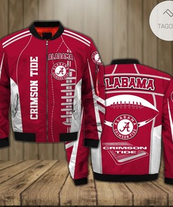 NCAA Alabama Crimson Tide Bomber Jacket V10