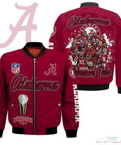 NCAA Alabama Crimson Tide Bomber Jacket V13