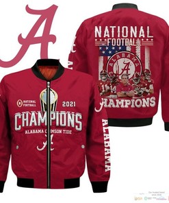 NCAA Alabama Crimson Tide Bomber Jacket V15