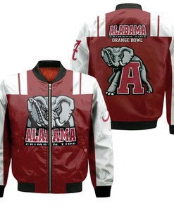 NCAA Alabama Crimson Tide Bomber Jacket V5