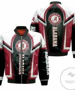 NCAA Alabama Crimson Tide Bomber Jacket V8
