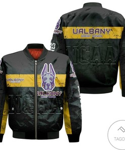 NCAA Albany Great Danes Champion Legendary Bomber Jacket