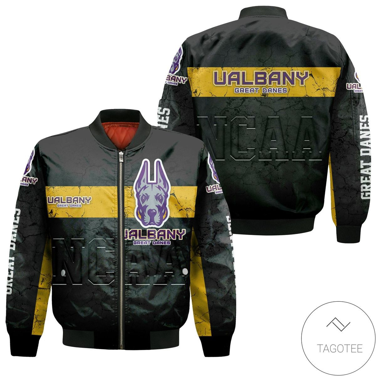 NCAA Albany Great Danes Champion Legendary Bomber Jacket
