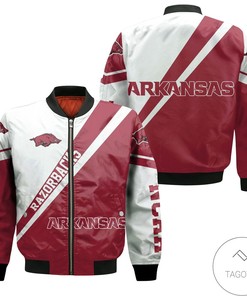 NCAA Arkansas Razorbacks Logo Bomber Jacket