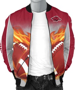 NCAA Arkansas Razorbacks Playing Game Bomber Jacket