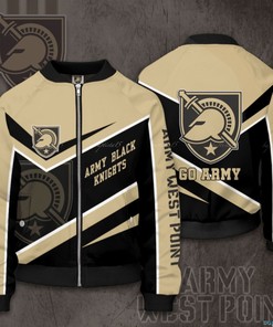 NCAA Army Black Knights Gold Black Bomber Jacket