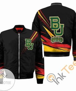 NCAA Baylor Bears Black Bomber Jacket