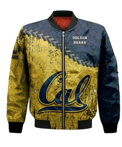 NCAA California Golden Bears Blue Bomber Jacket V5