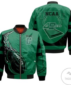 NCAA Charlotte 49ers Flame Ball Bomber Jacket