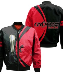 NCAA Cincinnati Bearcats Custom Text Champions Bomber Jacket