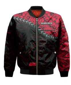 NCAA Cincinnati Bearcats Red Black Bomber Jacket
