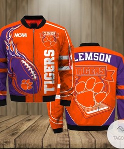 NCAA Clemson Tigers Bomber Jacket V5