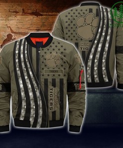 NCAA Clemson Tigers Bomber Jacket V7