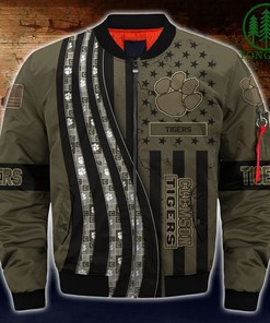 NCAA Clemson Tigers Bomber Jacket V7