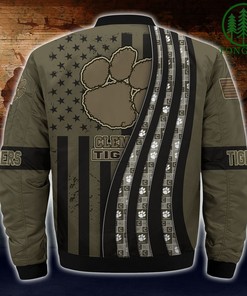 NCAA Clemson Tigers Bomber Jacket V7