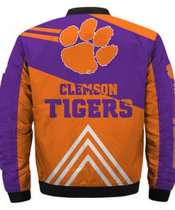 NCAA Clemson Tigers Bomber Jacket V8