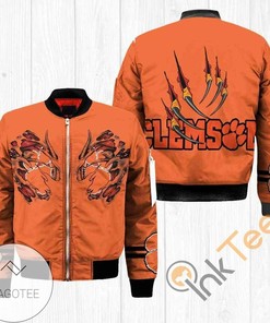 NCAA Clemson Tigers Claws Bomber Jacket