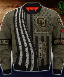 NCAA Colorado Buffaloes Camo For Fans Bomber Jacket