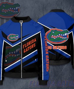 NCAA Florida Gators Blue Black Bomber Jacket