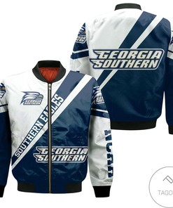 NCAA Georgia Southern Eagles Logo Cross Style Bomber Jacket