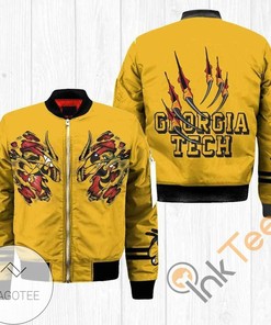 NCAA Georgia Tech Yellow Jackets Claws Apparel Bomber Jacket