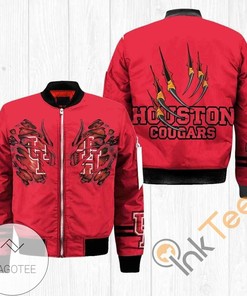 NCAA Houston Cougars Claws Apparel Bomber Jacket
