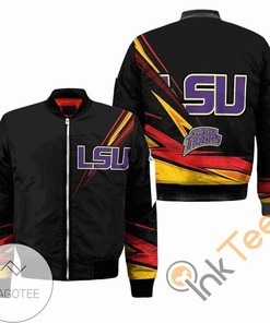 NCAA LSU Tigers Black Bomber Jacket