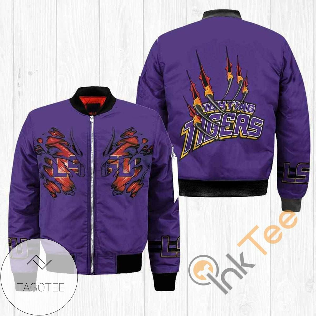 NCAA LSU Tigers Claws Bomber Jacket