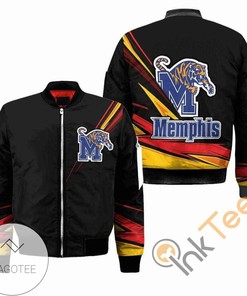 NCAA Memphis Tigers Black Edition Christmas For Fans Bomber Jacket