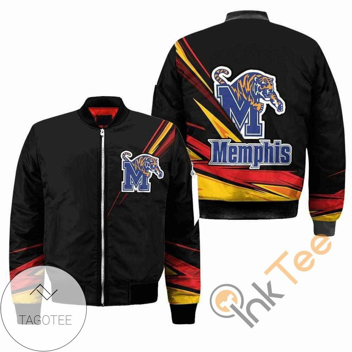NCAA Memphis Tigers Black Edition Christmas For Fans Bomber Jacket