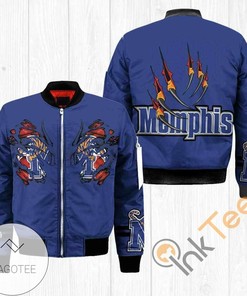 NCAA Memphis Tigers Blue Claws Christmas For Fans Bomber Jacket