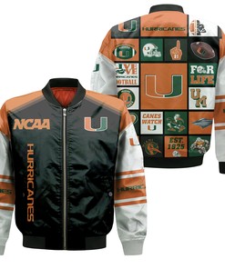 NCAA Miami Hurricanes Bomber Jacket