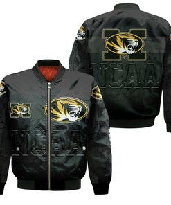 NCAA Missouri Tigers Black Bomber Jacket
