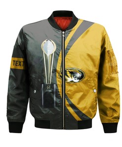 NCAA Missouri Tigers Custom Text Champions Bomber Jacket