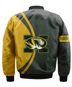 NCAA Missouri Tigers Custom Text Champions Bomber Jacket