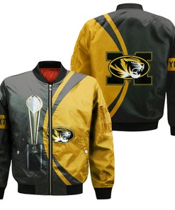 NCAA Missouri Tigers Custom Text Champions Bomber Jacket